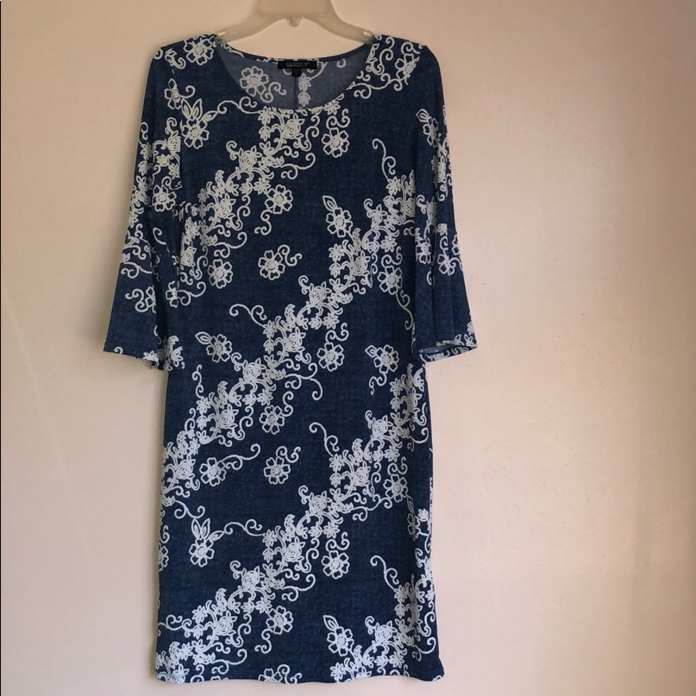 Glamour Denim Colored Dress